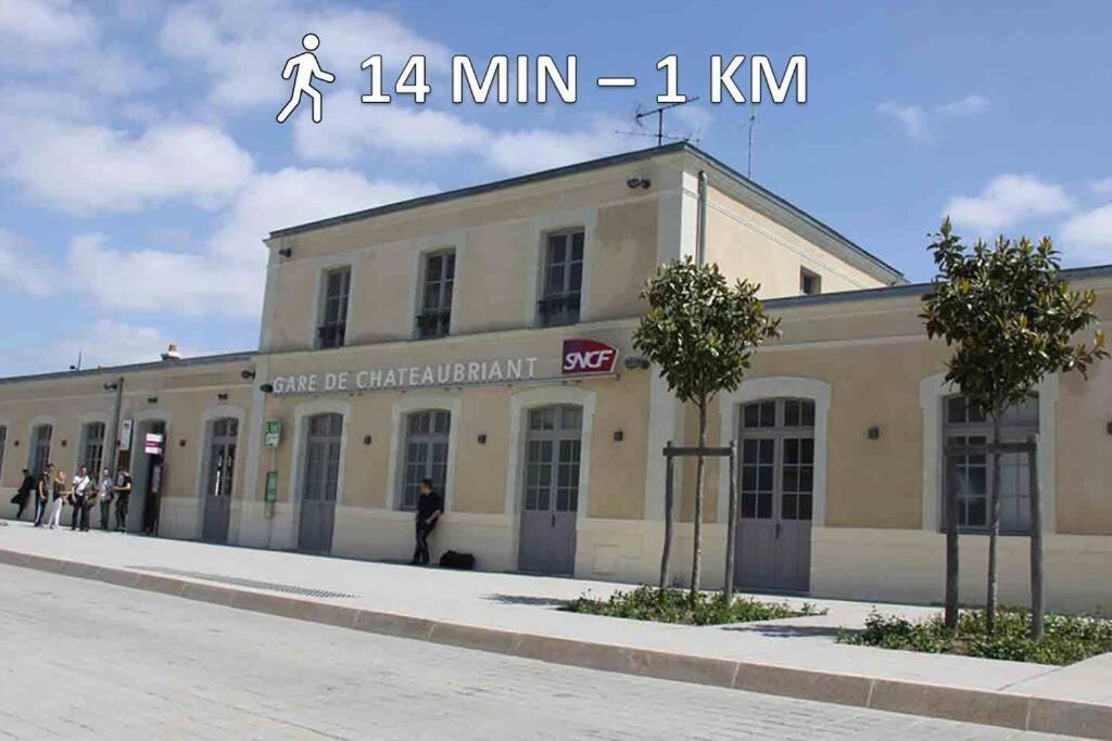 Minuit A Paris - Wifi Fibre/Linge/Parking Daire Châteaubriant Dış mekan fotoğraf